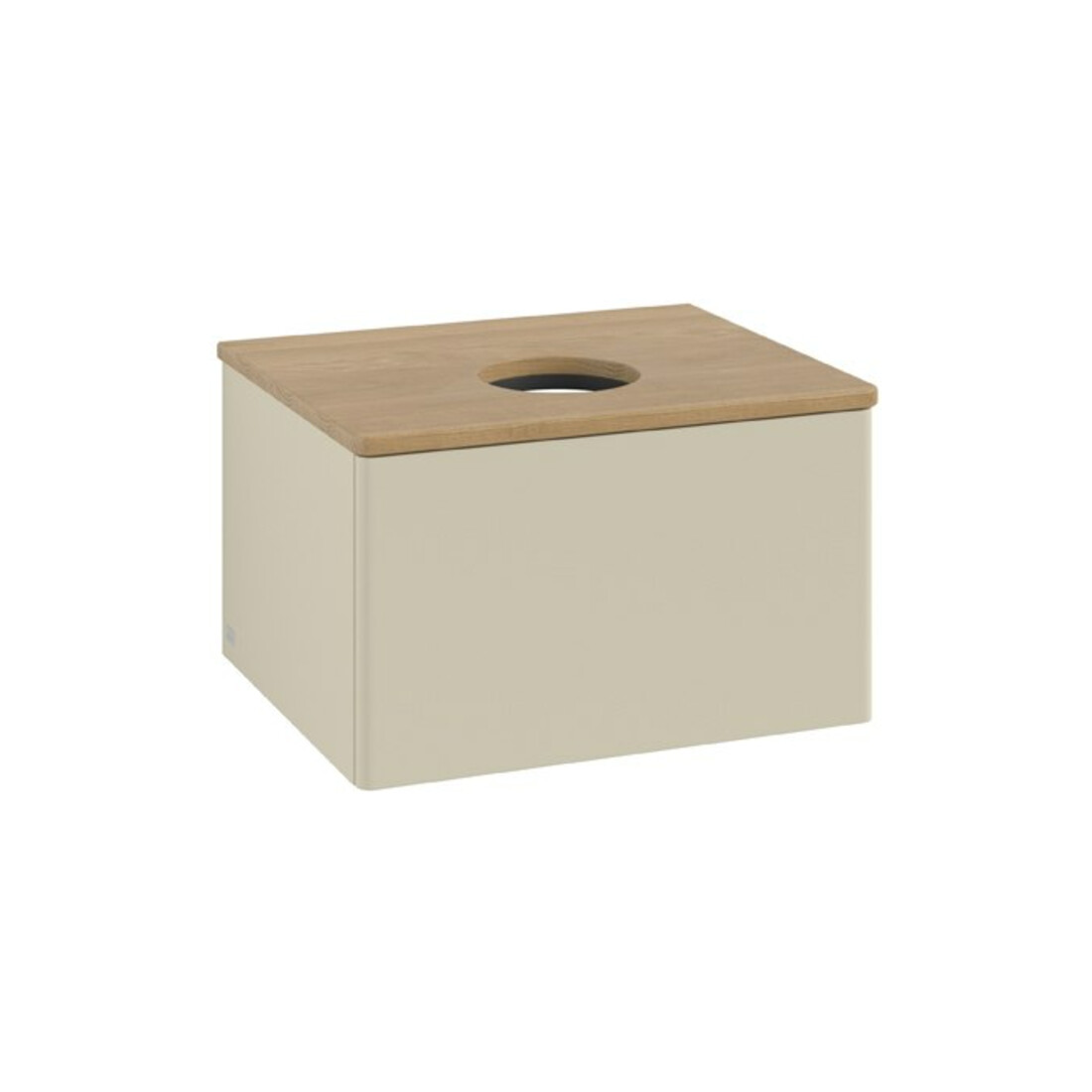 V&B Meuble sous lavabo sans structure de façade Antao 60x36x50cm, WBP hon. Oa, si Gr m Lac