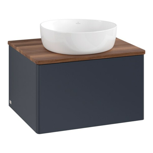 V&B Meuble sous lavabo sans structure de façade Antao 60x36x50cm, WBP w. wal, md bl. m Lac