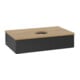 V&B Meuble sous lavabo sans structure de façade Antao 80x19x50 cm, couleur WBP miel Oa, bleu m Lac-4