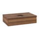 V&B Meuble sous lavabo sans structure de façade Antao 80x19x50 cm, couleur WBP noyer-4