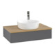 V&B Meuble sous lavabo sans structure de façade Antao 80x19x50 cm, HL, WBP hon. Oa, A m Lac-1