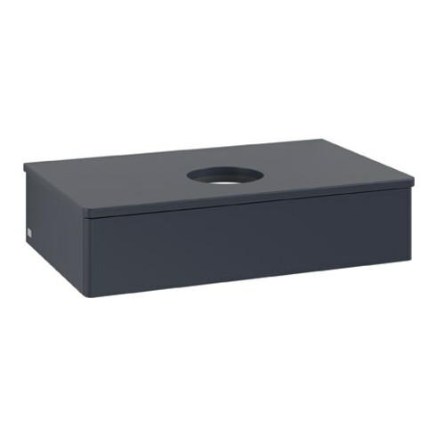 V&B Meuble sous lavabo sans structure de façade Antao 80x19x50cm, couleur WBP Lac, md bl. m Lac