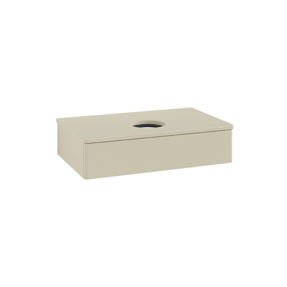 V&B Meuble sous lavabo sans structure de façade Antao 80x19x50cm, couleur WBP Lac, si Gr m Lac