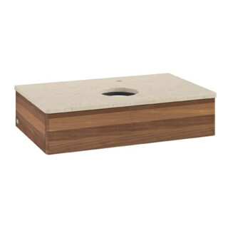 V&B Meuble sous lavabo sans structure de façade Antao 80x19x50cm, HL, couleur WBP botti., w. wal
