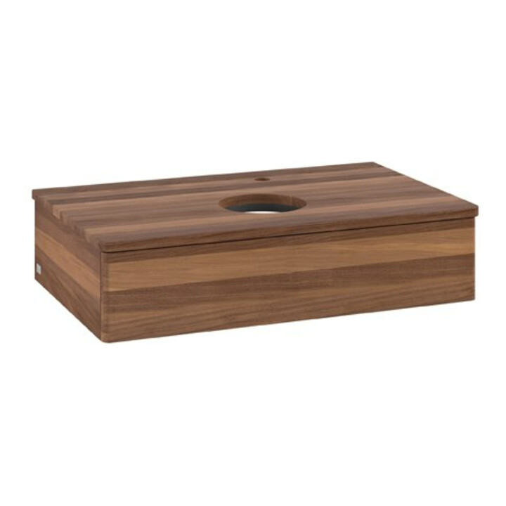 V&B Meuble sous lavabo sans structure de façade Antao 80x19x50cm, HL, couleur WBP w. wal, w. wal