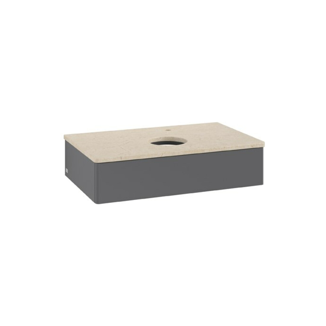 V&B Meuble sous lavabo sans structure de façade Antao 80x19x50cm, HL, WBP botti., A m Lac