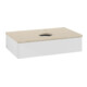 V&B Meuble sous lavabo sans structure de façade Antao 80x19x50cm, HL, WBP botti., blanc brillant Lac-1