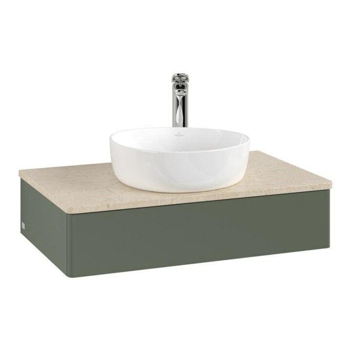V&B Meuble sous lavabo sans structure de façade Antao 80x19x50cm, HL, WBP botti., le g. m Lac