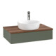 V&B Meuble sous lavabo sans structure de façade Antao 80x19x50cm, HL, WBP w wa, lea gre. m Lac-3