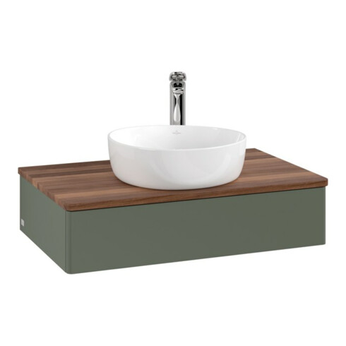 V&B Meuble sous lavabo sans structure de façade Antao 80x19x50cm, HL, WBP w wa, lea gre. m Lac