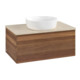 V&B Meuble sous-lavabo sans structure de façade Antao 80x36x50cm, couleur WBP botti., noyer w.-1