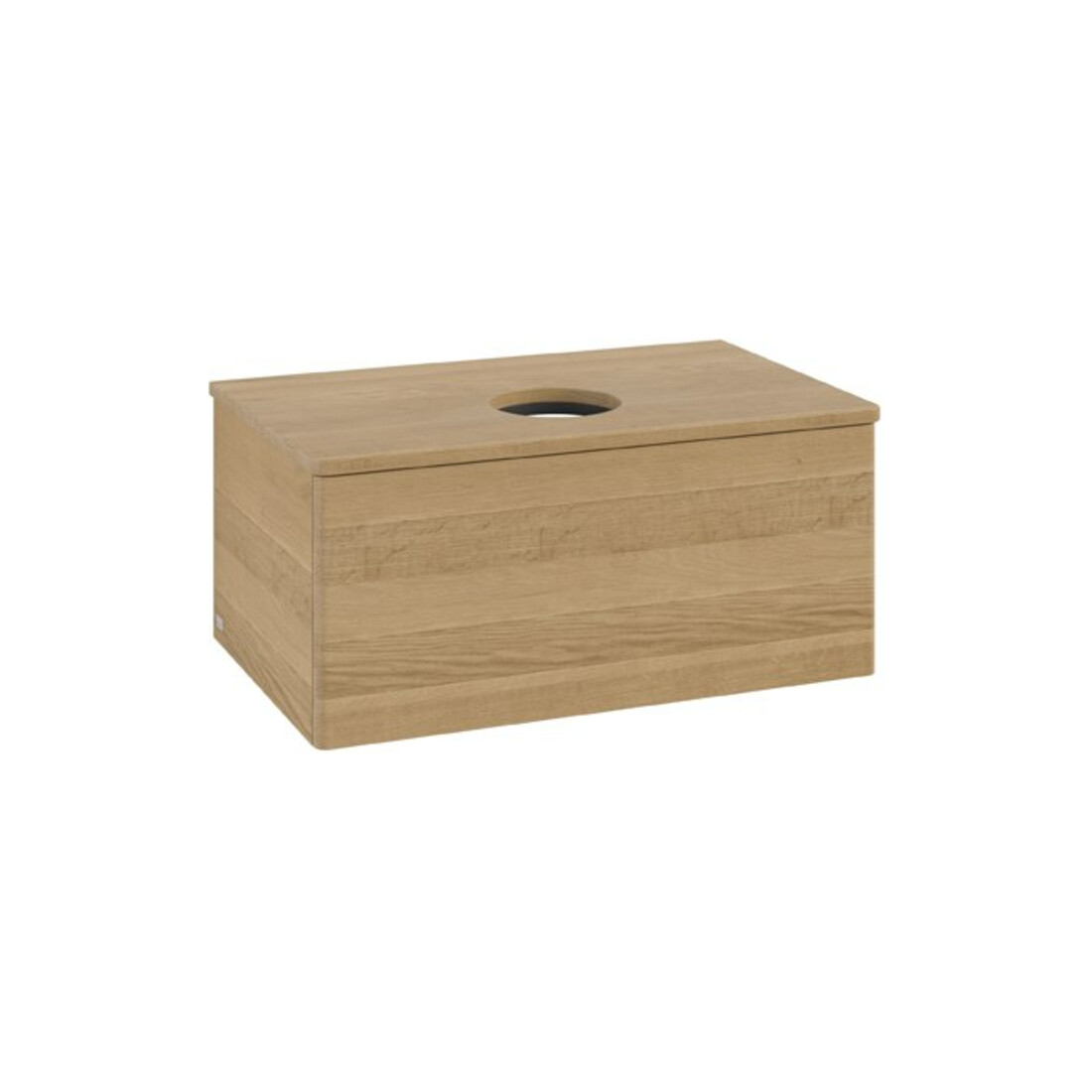 V&B Meuble sous-lavabo sans structure de façade Antao 80x36x50cm, couleur WBP hon. chêne miel