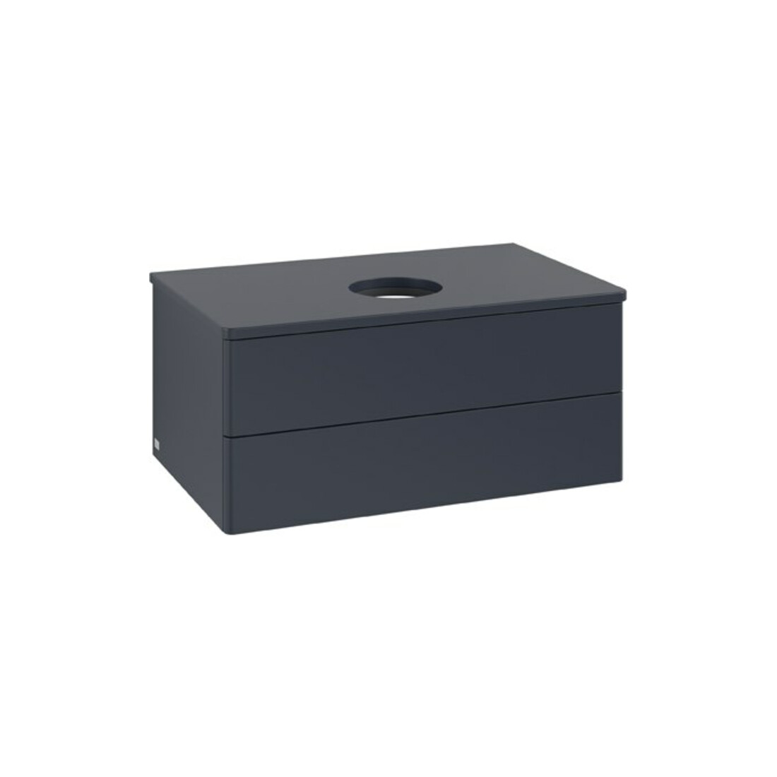 V&B Meuble sous-lavabo sans structure de façade Antao 80x36x50cm, couleur WBP Lac, md bl. m Lac