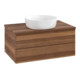 V&B Meuble sous-lavabo sans structure de façade Antao 80x36x50cm, couleur WBP noyer-4