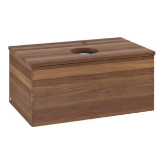 V&B Meuble sous lavabo sans structure de façade Antao 80x36x50cm, HL, couleur WBP w. wal, w. wal