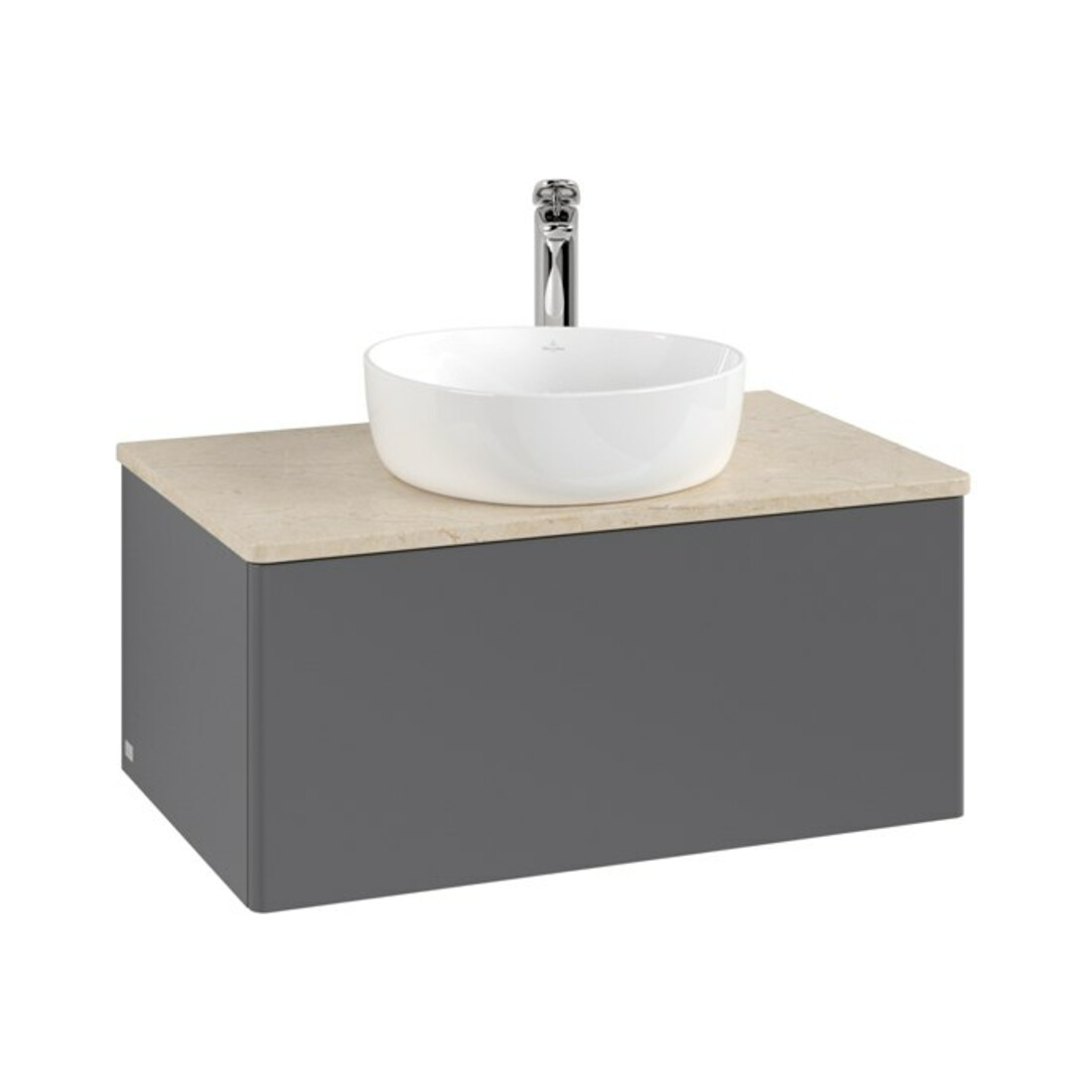 V&B Meuble sous lavabo sans structure de façade Antao 80x36x50cm, HL, WBP botti., A m Lac