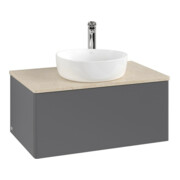 V&B Meuble sous lavabo sans structure de façade Antao 80x36x50cm, HL, WBP botti., A m Lac-4