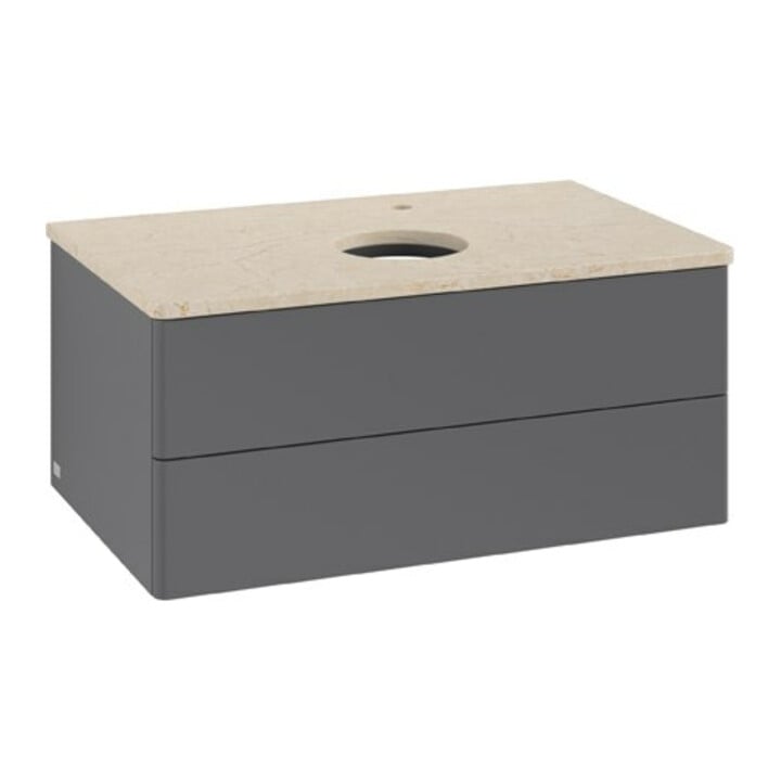 V&B Meuble sous lavabo sans structure de façade Antao 80x36x50cm, HL, WBP botti., A m Lac