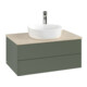 V&B Meuble sous lavabo sans structure de façade Antao 80x36x50cm, HL, WBP botti., le g. m Lac-1