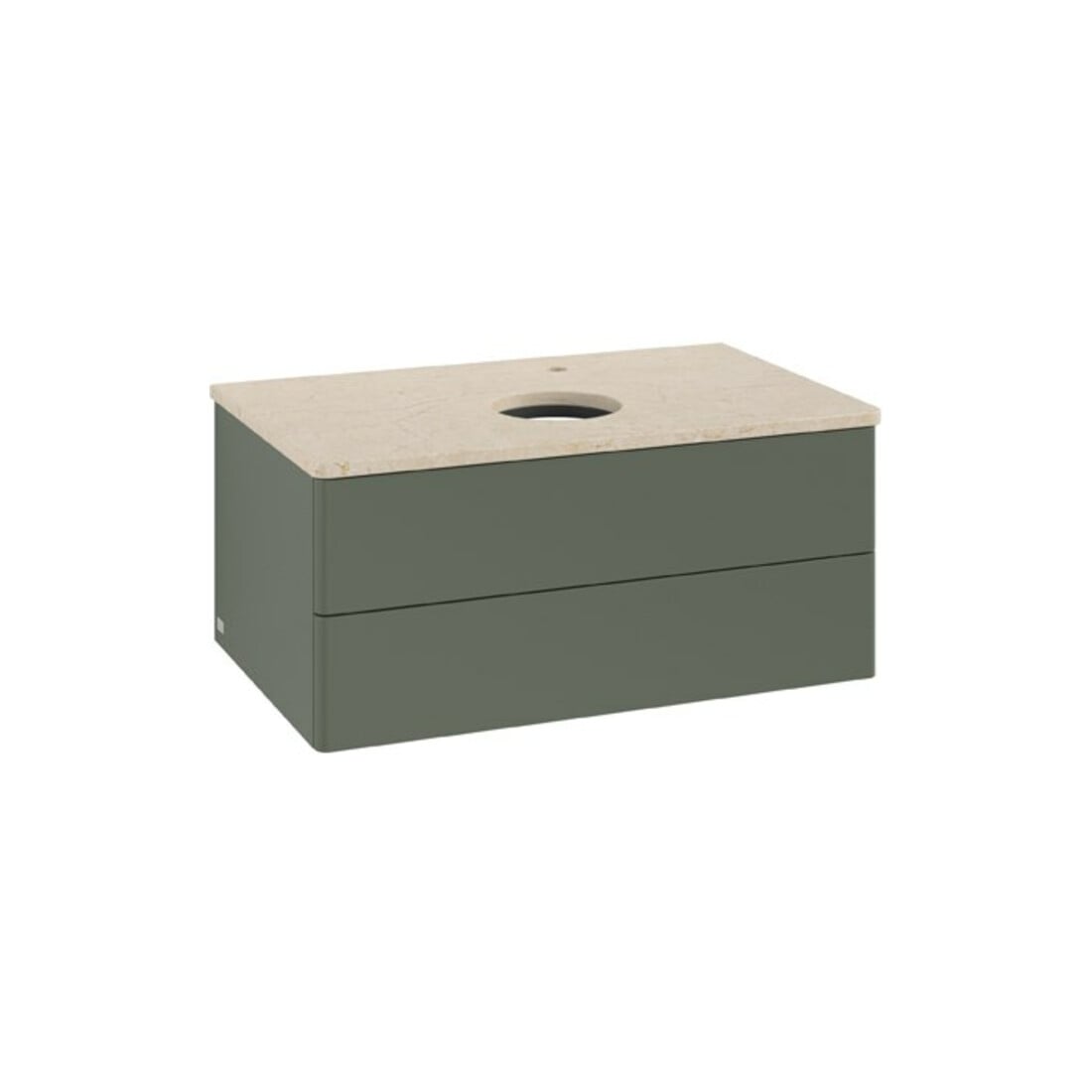 V&B Meuble sous lavabo sans structure de façade Antao 80x36x50cm, HL, WBP botti., le g. m Lac