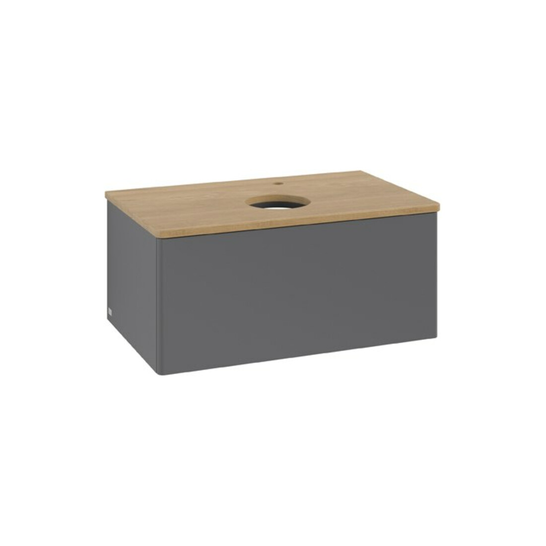 V&B Meuble sous-lavabo sans structure de façade Antao 80x36x50cm, HL, WBP hon. Oa, A m Lac