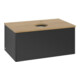 V&B Meuble sous lavabo sans structure de façade Antao 80x36x50cm, HL, WBP hon. Oa, bleu m Lac