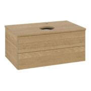 V&B Meuble sous-lavabo sans structure de façade Antao 80x36x50cm, HL, WBP hon. Oa, hon. Oa-3