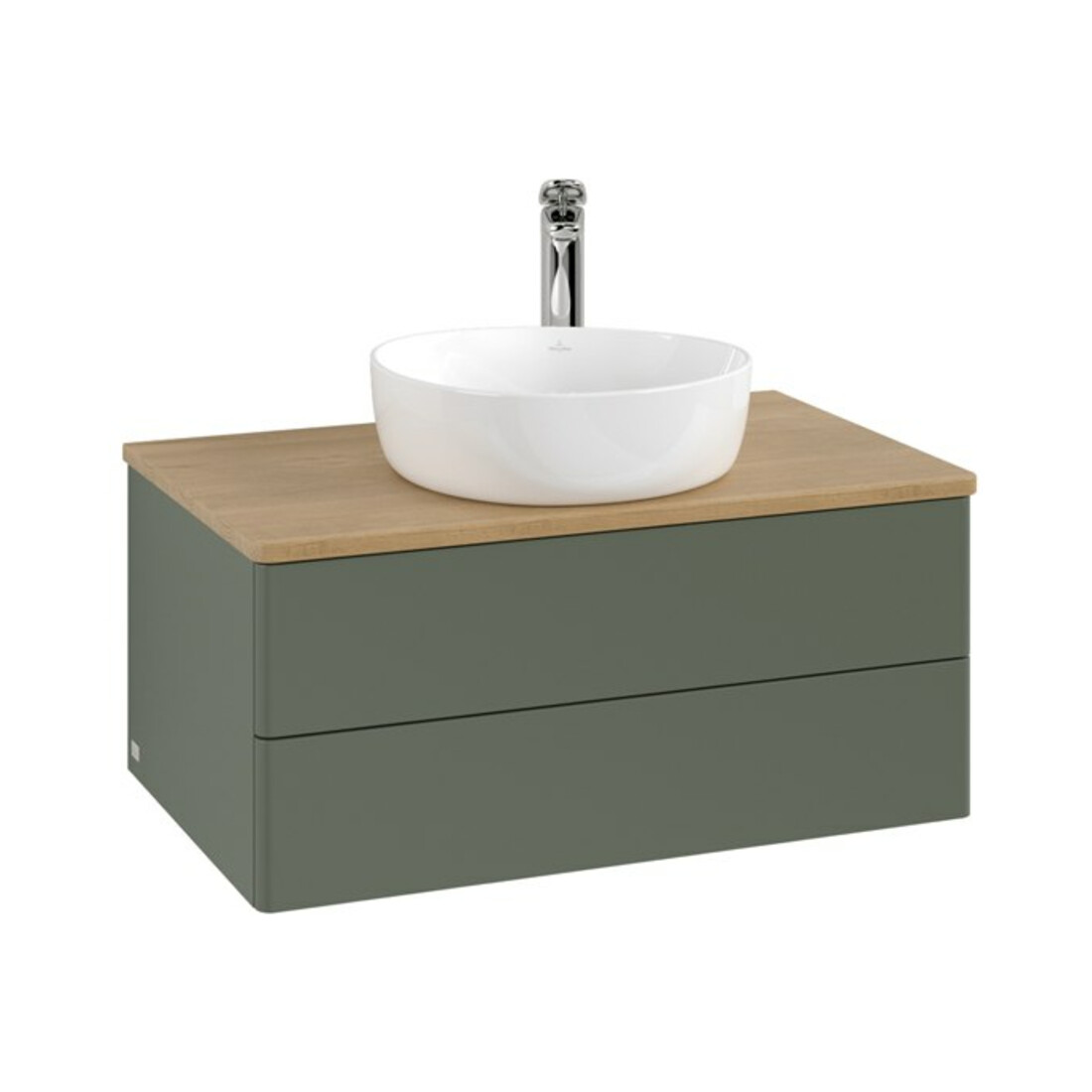 V&B Meuble sous lavabo sans structure de façade Antao 80x36x50cm, HL, WBP hon. Oa, le g. m Lac