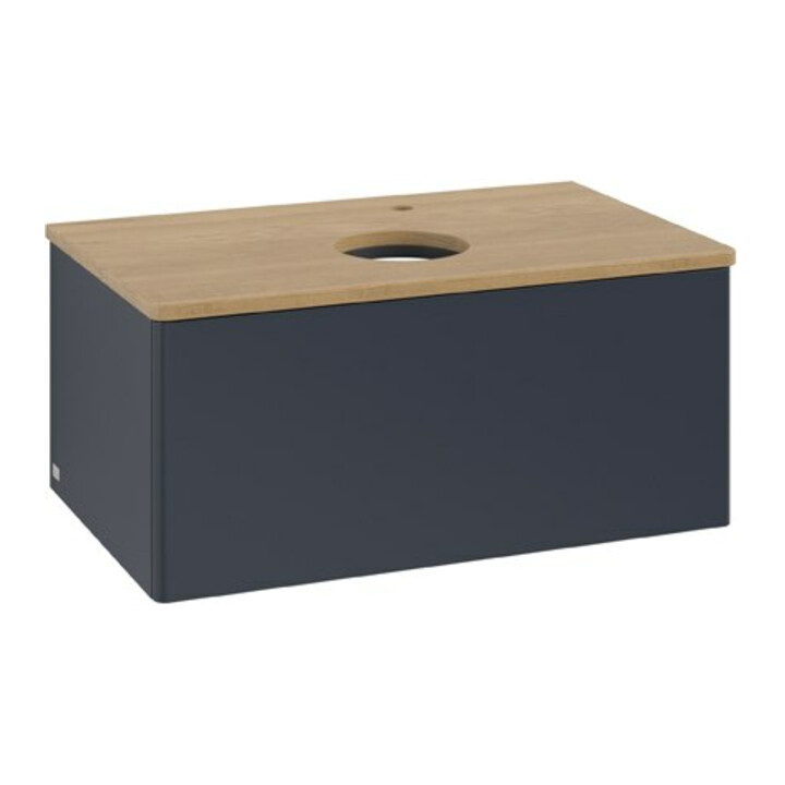 V&B Meuble sous lavabo sans structure de façade Antao 80x36x50cm, HL, WBP hon. Oa, md b m Lac