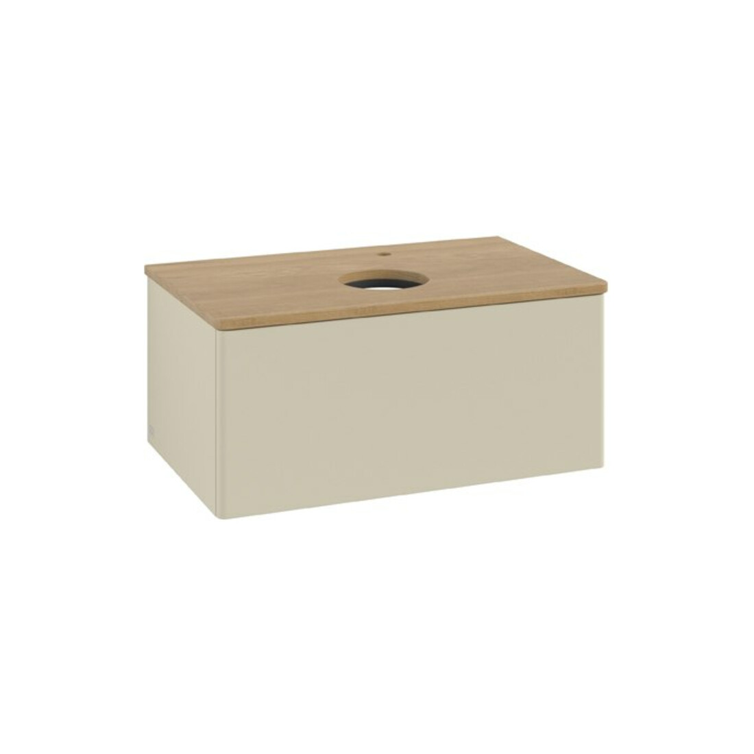 V&B Meuble sous lavabo sans structure de façade Antao 80x36x50cm, HL, WBP hon. Oa, si Gr m Lac