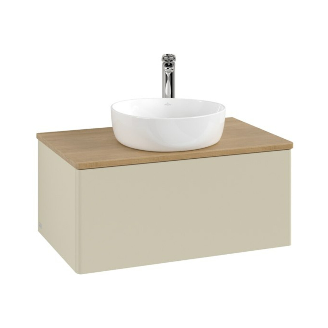 V&B Meuble sous lavabo sans structure de façade Antao 80x36x50cm, HL, WBP hon. Oa, si Gr m Lac