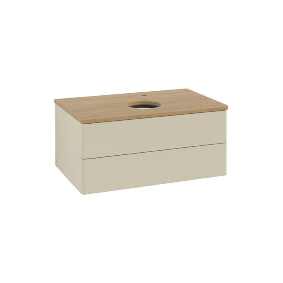 V&B Meuble sous lavabo sans structure de façade Antao 80x36x50cm, HL, WBP hon. Oa, si Gr m Lac
