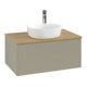 V&B Meuble sous-lavabo sans structure de façade Antao 80x36x50cm, HL, WBP hon. Oa, st Gr m Lac-3
