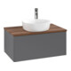 V&B Meuble sous lavabo sans structure de façade Antao 80x36x50cm, HL, WBP w wa, Anthrac. m Lac-3