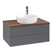 V&B Meuble sous lavabo sans structure de façade Antao 80x36x50cm, HL, WBP w wa, Anthrac. m Lac