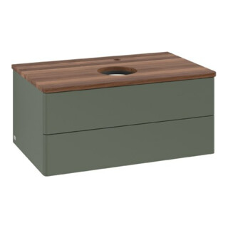 V&B Meuble sous-lavabo sans structure de façade Antao 80x36x50cm, HL, WBP w wa, lea gre. m Lac