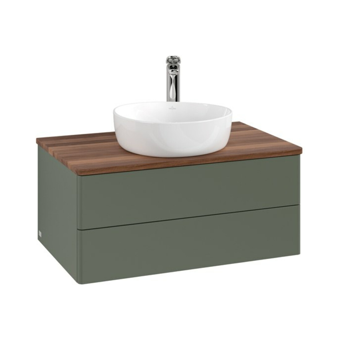 V&B Meuble sous-lavabo sans structure de façade Antao 80x36x50cm, HL, WBP w wa, lea gre. m Lac