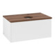 V&B Meuble sous-lavabo sans structure de façade Antao 80x36x50cm, HL, WBP w. wal, bl. avec Lac