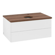 V&B Meuble sous lavabo sans structure de façade Antao 80x36x50cm, HL, WBP w. wal, bl. m Lac-3