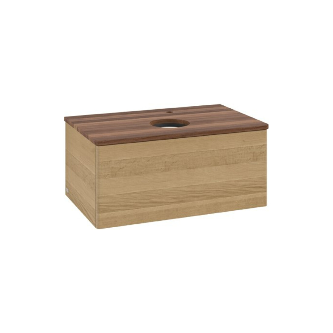 V&B Meuble sous lavabo sans structure de façade Antao 80x36x50cm, HL, WBP w. wal, hon. Oa