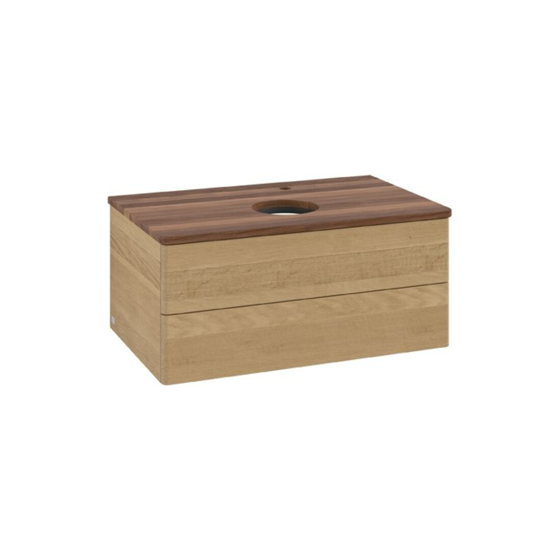 V&B Meuble sous-lavabo sans structure de façade Antao 80x36x50cm, HL, WBP w. wal, hon. Oa
