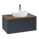 V&B Meuble sous lavabo sans structure de façade Antao 80x36x50cm, HL, WBP w. wal, md bl. m Lac