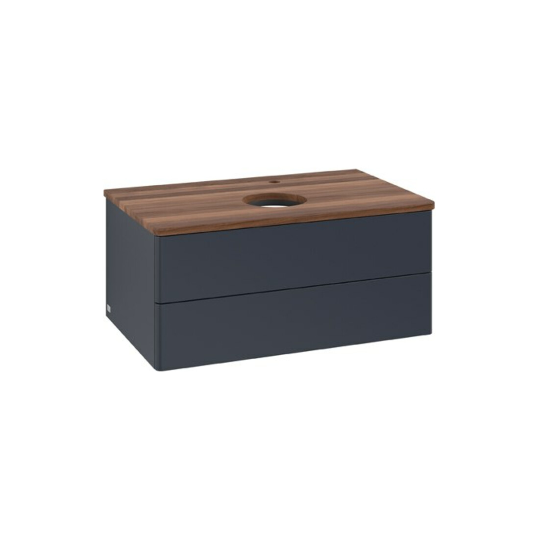 V&B Meuble sous lavabo sans structure de façade Antao 80x36x50cm, HL, WBP w. wal, md bl. m Lac