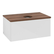 V&B Meuble sous lavabo sans structure de façade Antao 80x36x50cm, WBP blanc brillant