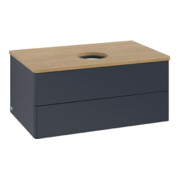 V&B Meuble sous lavabo sans structure de façade Antao 80x36x50cm, WBP hon. Oa, md bl. m Lac-3