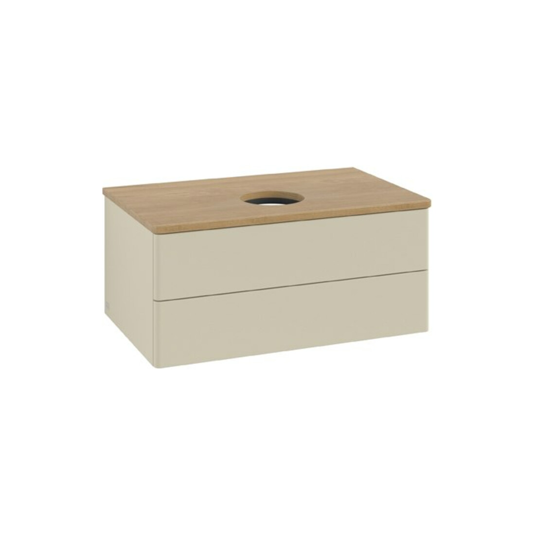 V&B Meuble sous lavabo sans structure de façade Antao 80x36x50cm, WBP hon. Oa, si Gr m Lac
