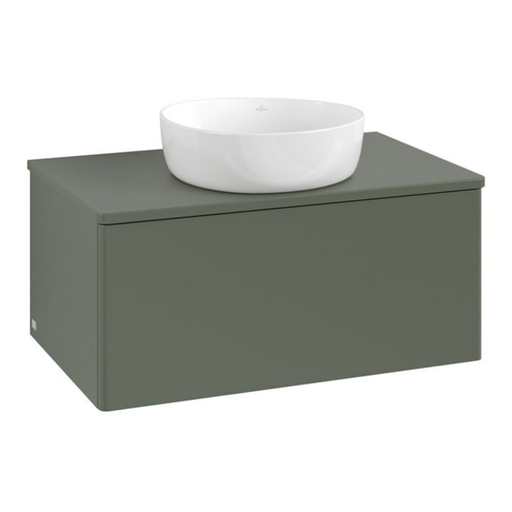 V&B Meuble sous lavabo sans structure de façade Antao 80x36x50cm, WBP Lac, lea gre. m Lac
