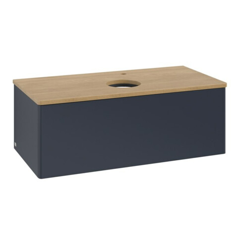 V&B Meuble sous lavabo sans structure de façade, avec éclairage Antao 100x36x50cm, HL, WBP hon. Oa, md b m Lac