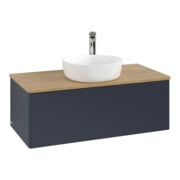 V&B Meuble sous lavabo sans structure de façade, avec éclairage Antao 100x36x50cm, HL, WBP hon. Oa, md b m Lac-3