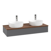 V&B Meuble sous-lavabo sans structure de façade, avec éclairage Antao 120x19x50cm, HI, WBP w wa, A m Lac-4
